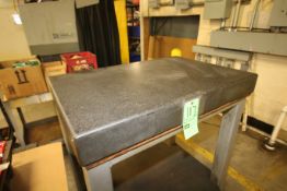 Precision Aprox. 36" L x24" W x 4" Thickness Granite Surface Plate including Stand