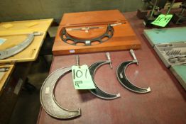 Assorted Micrometers - (3) Mfg. by Starrett #226 - 4" - 5", #226 5" to 6" and #436 - 10" to 11"