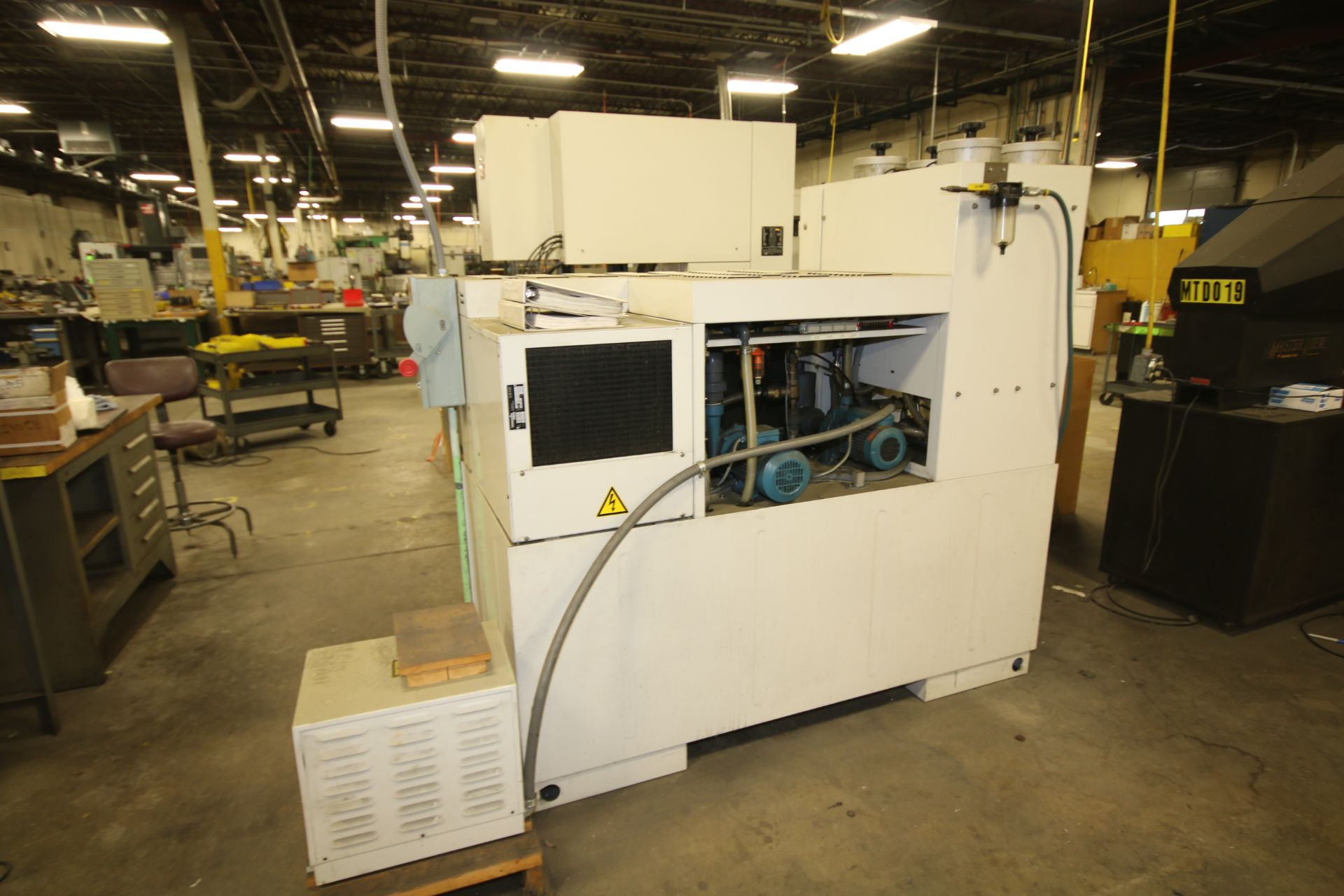 Agie Wire EDM Machine, Model AGIE CUT-120, S/N 248 with Controls, Model AGIEMATIC CF20, S/N 461, 3 x - Image 5 of 8