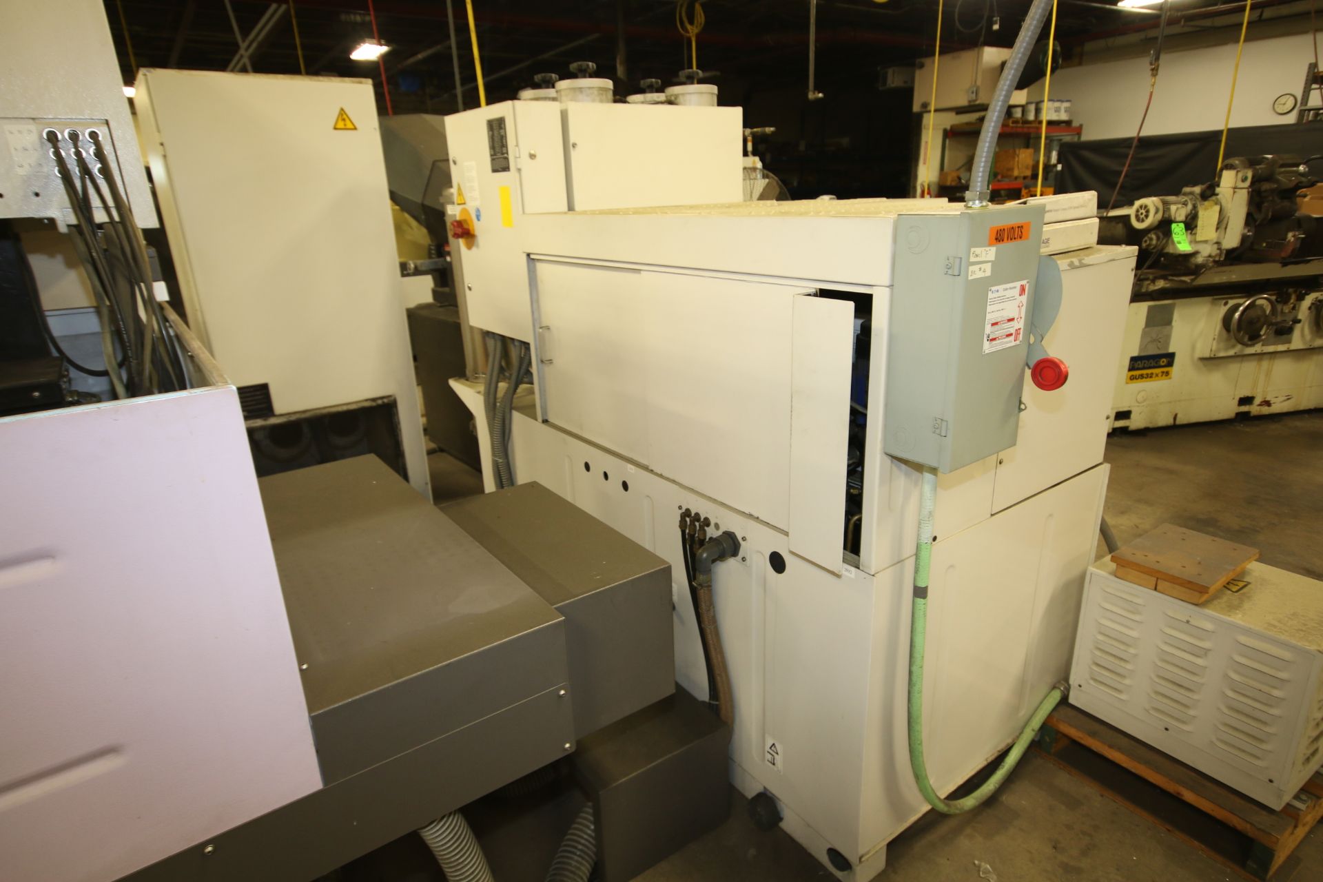 Agie Wire EDM Machine, Model AGIE CUT-120, S/N 248 with Controls, Model AGIEMATIC CF20, S/N 461, 3 x - Image 4 of 8