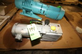 Leybold Trivac Approx.. 1/2 hp Vacuum Pump, Model D16A, Cat #898033 with 1725 RPM Motor, 3 Phase (