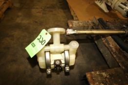 Poly Diaphragm Pump (LOCATED IN IOWA, FOB INCLUDED WITH SALE PRICE, ADDITIONAL CHARGES FOR ANY