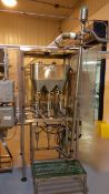 3 HEAD S/S PISTON FILLER WITH CAPPER, PREVIOUSLY USED TO FILL MILK AND DRINKABLE YOGURT PRODUCTS (