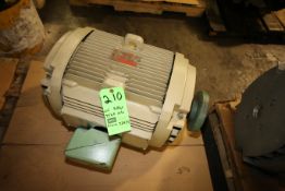 GE 50 hp Motor, Frame #324TS, 3555 RPM, 230/460 V, 3 Phase (LOCATED IN IOWA, FOB INCLUDED WITH