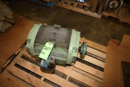 GE 40 hp Motor, Frame #324T, 1780 RPM, 460 V, 3 Phase (LOCATED IN IOWA, FOB INCLUDED WITH SALE