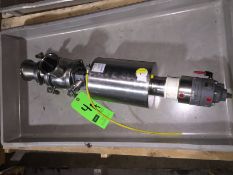 SS Air Actuated Valve with Some Fittings(LOCATED IN IOWA, FOB INCLUDED WITH SALE PRICE, ADDITIONAL