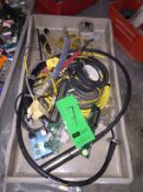 Lot of Misc. Parts Including Sensors, Switches, and Inkjet Coding Wand(LOCATED IN IOWA, FOB INCLUDED