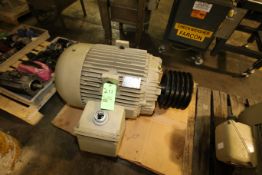 GE 50 hp Motor, Frame #365T, 1185 RPM, 460 V, 3 Phase (LOCATED IN IOWA, FOB INCLUDED WITH SALE
