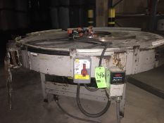 Rotary Accumulation Table - 6 ft. Diameter with SS surface - On/Off Switch and VFD speed
