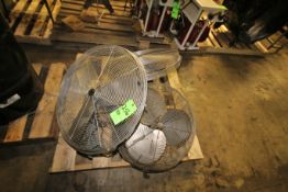 TPI Wall Mounted Circulating Fans - (2) 30" and (1) 24" (LOCATED IN IOWA, FOB INCLUDED WITH SALE