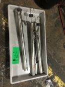Lot of 3 Stainless Steel Sample Removers (LOCATED IN IOWA, FOB INCLUDED WITH SALE PRICE,