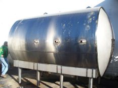 Cherry Burrell 3,000 Gallon Aseptic Tank, S/N E-044-95, All S/S, MWP 60 psi @350 degrees, Boar