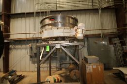 2004 Kason 60" Round S/S Screen Sifter, Model K60-1FT-SS/3A, S/N M-6423, Job #K75145, Mounted on S/S