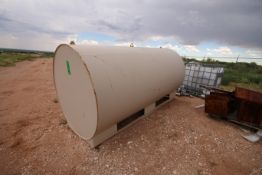 New Aprox. 10 ft. L x 5 ft. W Steel Fuel Tank (No Visible Mfg. Plate) (FADP -- Located in New