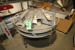 Aprox. 48" Round Portable S/S Accumulation Table (FADP -- Located in New Mexico)