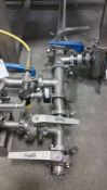 Remaining Installed Piping and Fittings including:  (15) Butterfly Valves by WCB, SPX and Others ,