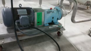 2011 SPX/WCB Sheer Pump, Model SP4, S/N 1000002632098 with 2" Threaded S/S Head and SEW Drive,