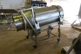 Marchant Schmidt Inc. Aprox. 72" L x 29" Dia. Portable S/S Tumble Seasoning Drum, On Casters with