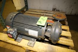 Aurora Circulating Pump, #AS-12-21472, Size 2X2. 5X7A-LB, Type 341A-BF, 200 GPM with U.S. 15 hp