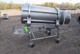 Marchant Schmidt Aprox. 30" Dia. X 60" L S/S Tumble Seasoning Drum, ID #6978-017 with Fixed