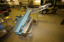 L-Shaped Incline Portable Power Conveyor System - Aprox. 67" L x 10" W and Aprox. 66" L x 10" W