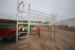 Aprox. 150" L x 23" W x 61" H S/S Operators Platform with Safety Rails and Stairs