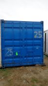 20' Steel Container, Double Door, Office Container