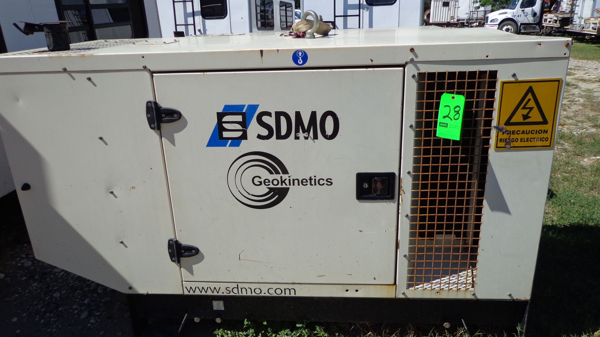 2007 SDMO Type J40U Generator with John Deere Diesel Engine, S/N J40U07026658, 1800 RPM, 50 KVA,