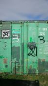 20' Steel Container, Double Door, Sold with Contents, Sullair Compressor Parts and Consumables,