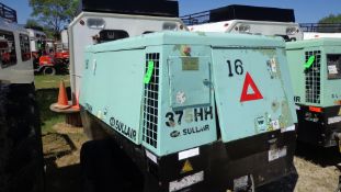 Sullair Portable Compressor, S/N CS-016 / 200811060016, Model 375 HH JD3, Rated 375 CFM @ 200