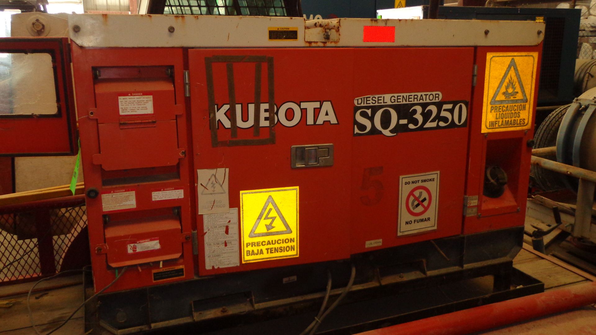 Kubota Generator with Kubota Diesel Engine, Model SQ-3250-USA-SW, S/N H100656U3870, 25 KVA, 20 - Image 5 of 7