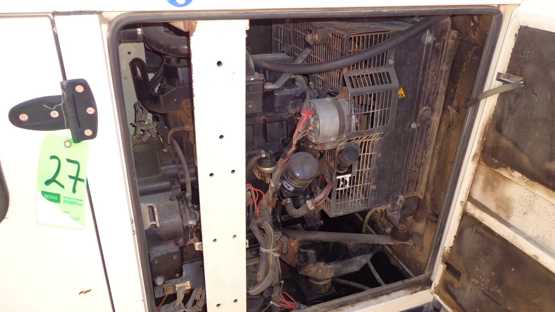 2007 SDMO Type J40U Generator with John Deere Diesel Engine, S/N J40U07026663, 50 KVA, 40 KW, 220/ - Image 3 of 5