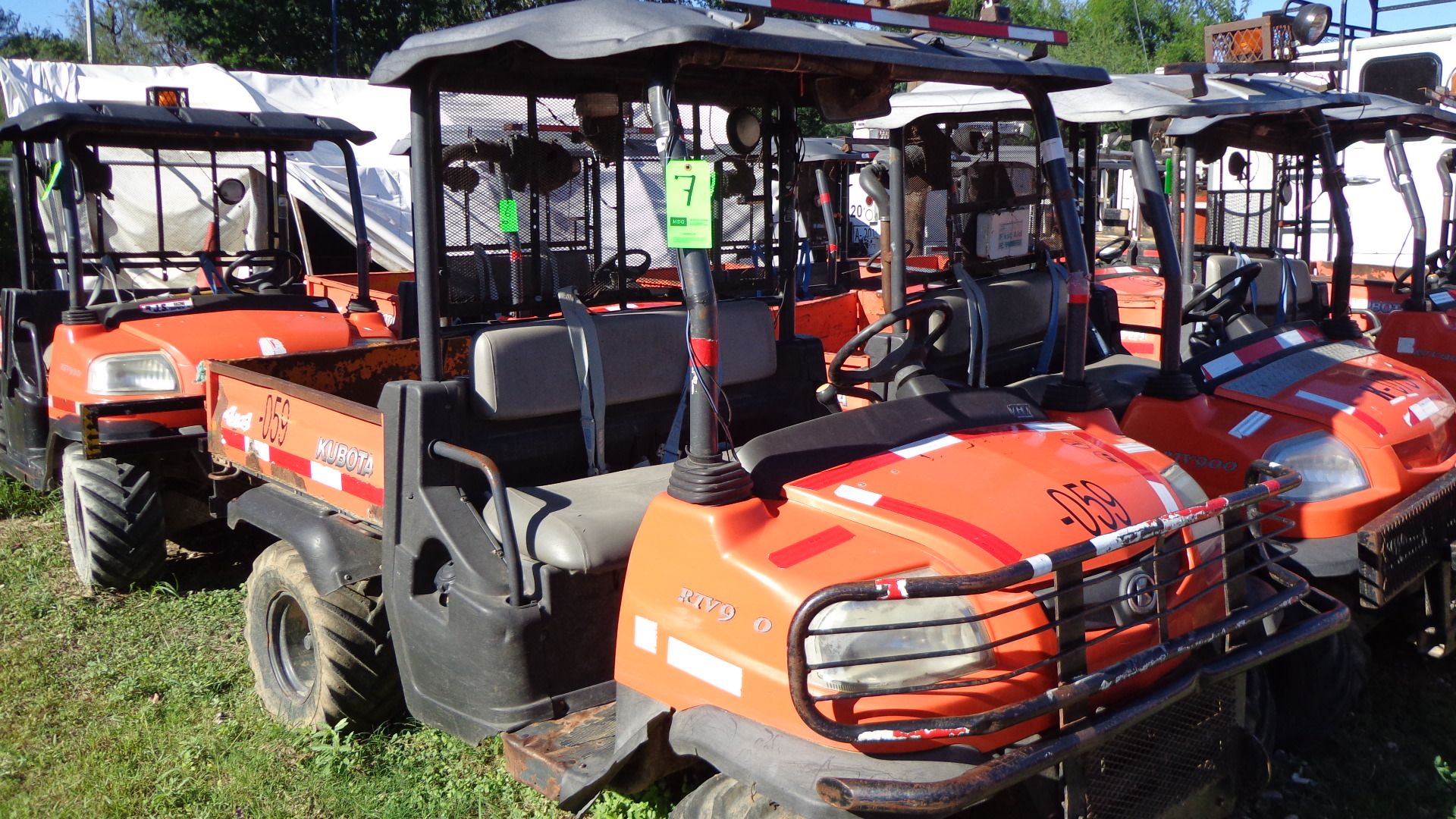 2007 Kubota Utility Vehicle, Model K-RTV-900A, S/N 78455, Diesel Powered, 8,916 Hours