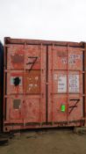 20' P.T. Kodeco Steel Container, Double Door, CSC Safety Approval D-HH-1831 / GL 2157, Type KD-1CC-