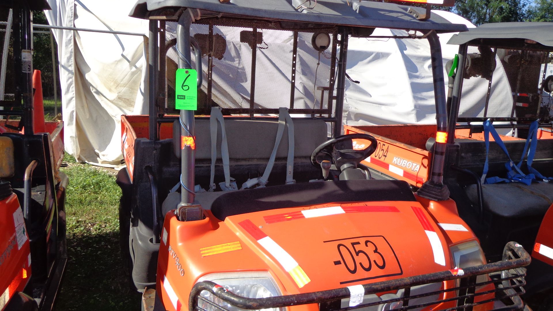 2007 Kubota Utility Vehicle, Model K-RTV-900A, S/N 41967, Diesel Powered, 8,064 Hours