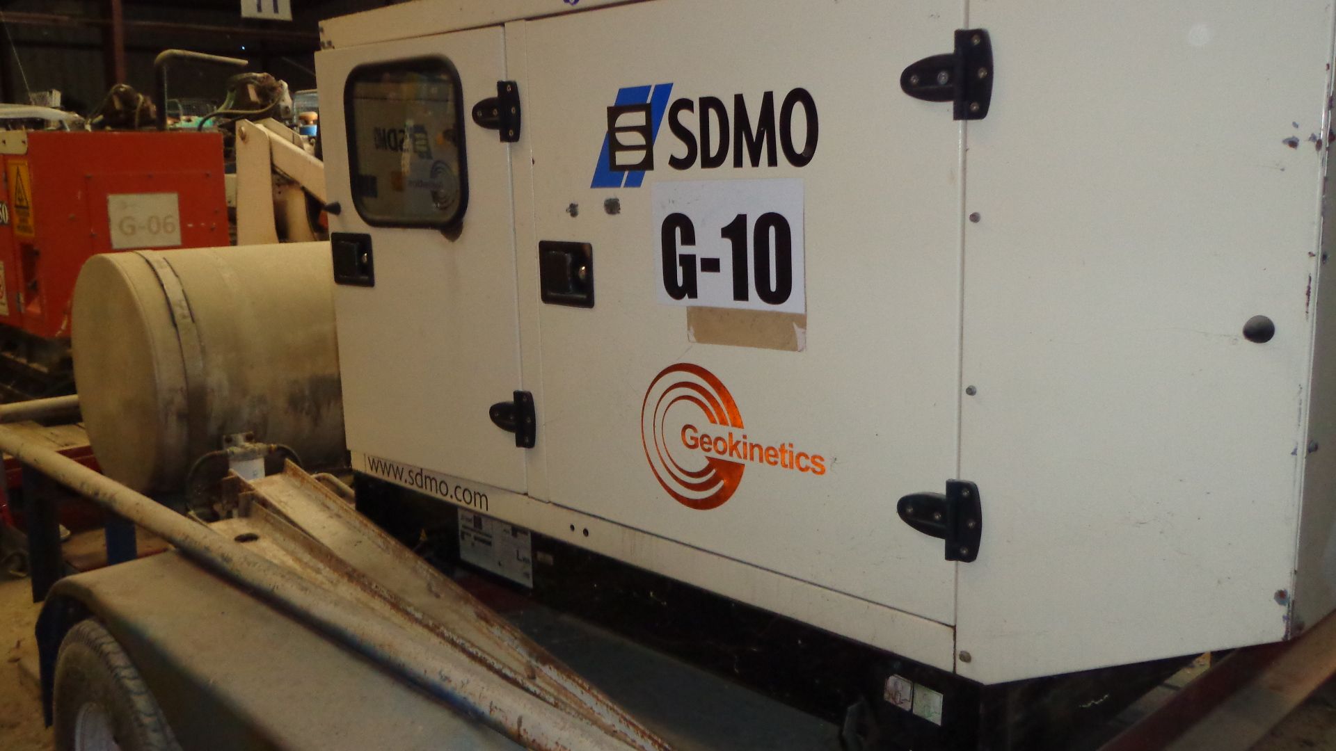 2007 SDMO Type J40U Generator with John Deere Diesel Engine, S/N J40U07026659, 1800 RPM, 50 KVA, - Image 5 of 6