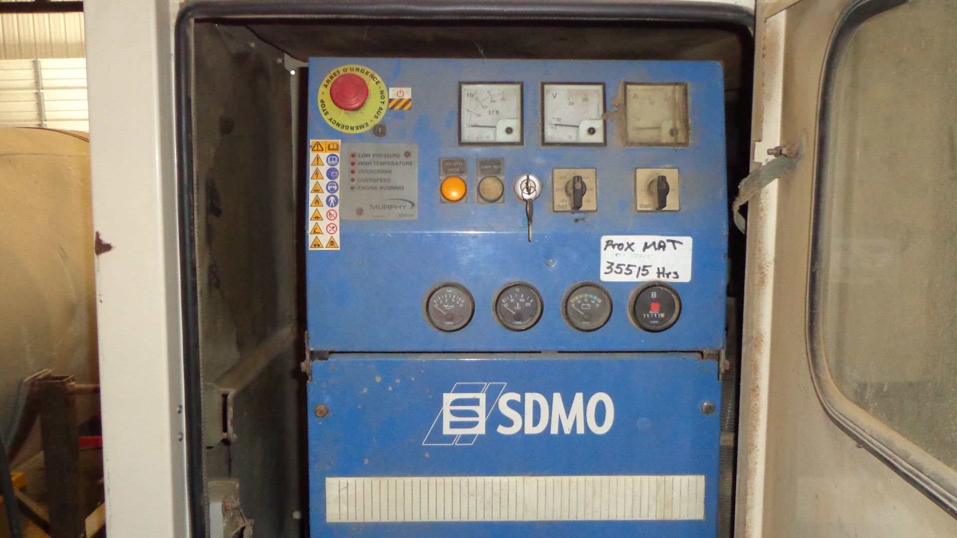 2007 SDMO Type J40U Generator with John Deere Engine, S/N J40U07026661, 175 KVA, 1800 RPM, 60 Hz, 50 - Image 4 of 6