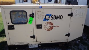 2007 SDMO Type J40U Generator with John Deere Diesel Engine, S/N J40U07026663, 50 KVA, 40 KW, 220/