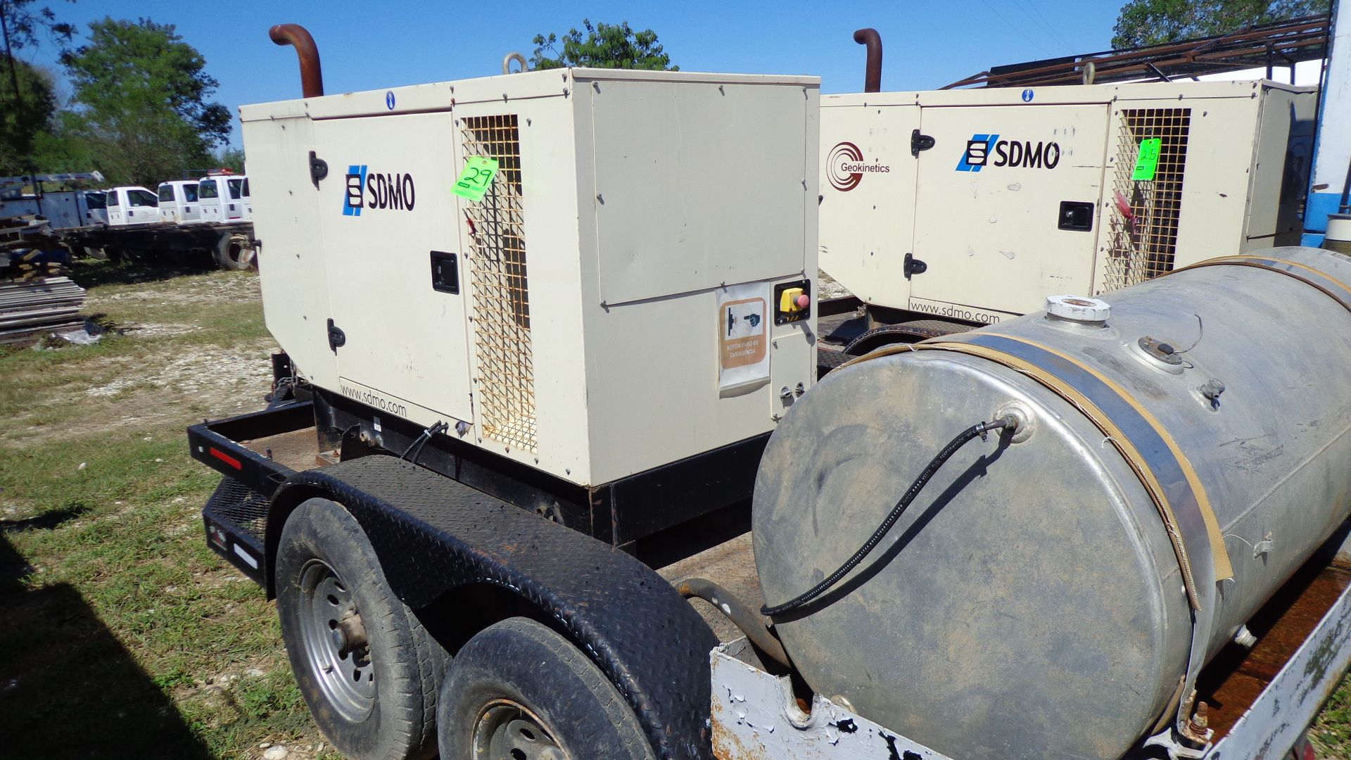 2007 SDMO Type J40U Generator with John Deere Diesel Engine, S/N J40U07026657, 50 KVA, 1800 RPM,