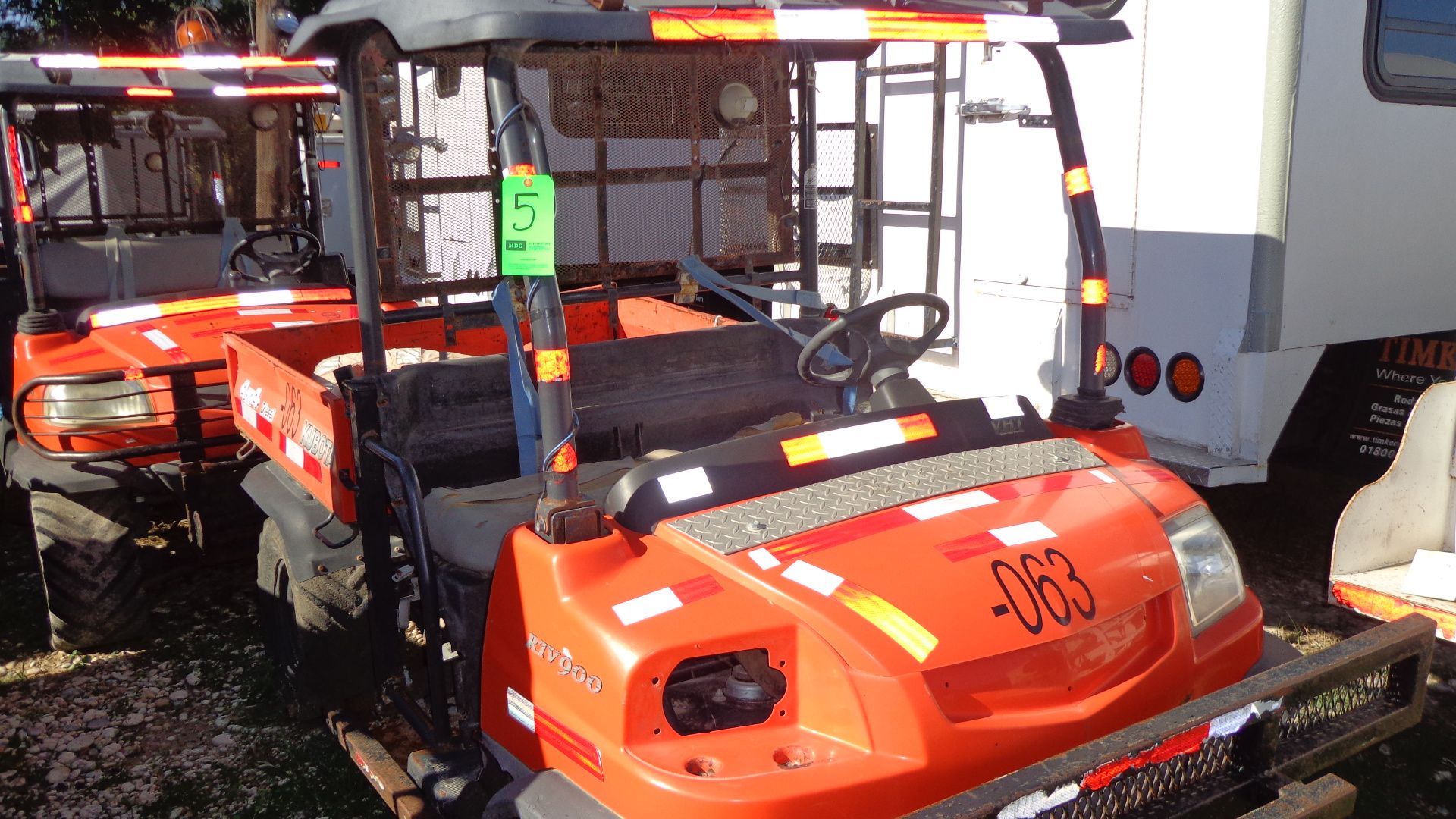 2008 Kubota Utility Vehicle, Model K-RTV-900A, S/N 28151, Diesel Powered, 6,583 Hours