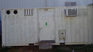 20' Steel Container, Double Door, Used as Kitchen, Sold with Contents