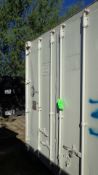 20' Steel Container, Double Door, Sold with Contents, Tolls, Wrenches, Spare Parts, Etc.