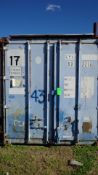 20' Steel Container, Double Door,