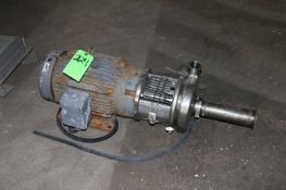 Ampco Type Centrifugal Pump, 2 1/2" x 1 1/2" Clamp Type, S/S Head, hp is Unknown (TJP-SALE PRICE