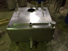 S/S Balance Tank, 3” Outlet, 36" x 38" x 18" deep with Lid (Located in KY, Rigging Included in