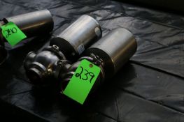 Sudmo 3" S/S Air Valves, (1) 2-Way, (1) 3-Way (TJP-SALE PRICE INCLUDES FOB)(LOCATED IN PITTSBURGH,
