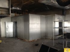 Walk in Cooler/Freezer Combo with Compressors, Freezer part 18' x 8' with Floor, Cooler 13' x 8',