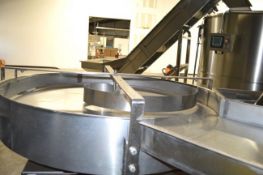 48” 2008 Rotary Stainless Steel Accumulation Turntable (Located in North Carolina)***FBEV***