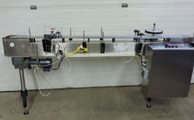 Conveyor features 4 1/2" Wide X 96" Long, with Plastic Chain (Located in NY)***NYINC***