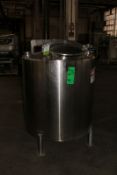 Aprox. 48" x 40 " S/S Holding Tank with S/S Legs (CON-SALE PRICE INCLUDES FOB)(LOCATED IN